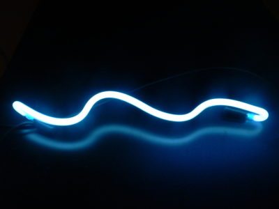 squiggle neon light